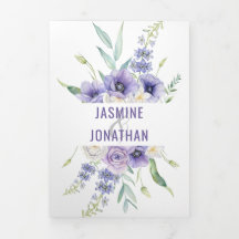 Paarse Anemones Rozen Daisies Hydrangeas Wedding