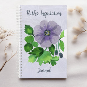 Paarse Anemoon Journal Notitieboek