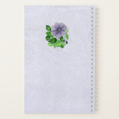 Paarse Anemoon Journal Notitieboek (Achterkant)