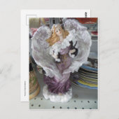 Paarse Angel Briefkaart (Voorkant / Achterkant)