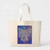 Paarse Angel Canvas tas (Voorkant)