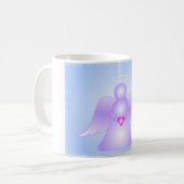 Paarse Angel Koffiemok (Voorkant links)