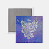 Paarse Angel Magnet (Voorkant / Achterkant)