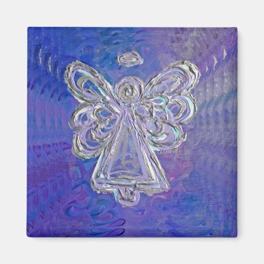 Paarse Angel Magnet (Voorkant)