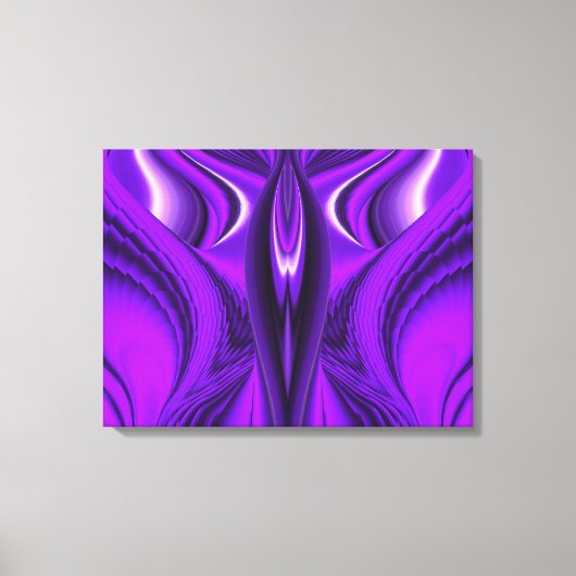 Paarse Angel Wings Canvas Afdruk (Voorkant)