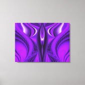 Paarse Angel Wings Canvas Afdruk (Voorkant)