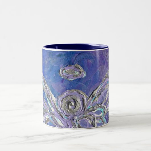 Paarse Angel Wings Mok of Cup (Center)