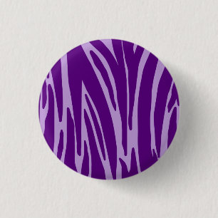 Paarse Animal Print Button