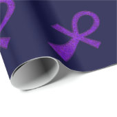 Paarse Ankh-inpakpapier Cadeaupapier (Rol Hoek)