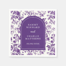 Paarse Antiek Chinoiserie bruiloft