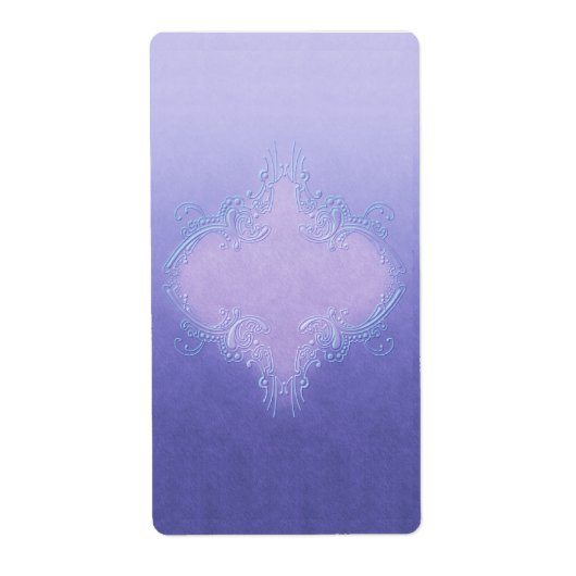 Paarse apotheker label (Voorkant)