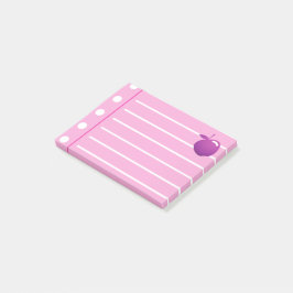 Paarse Appel Roze noten Post-it® Notes