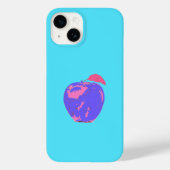Paarse Apple Pop Art Case-Mate iPhone Case (Achterkant)