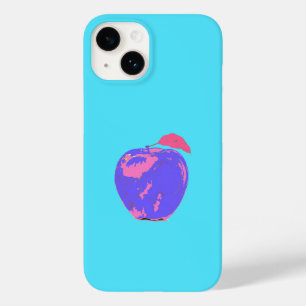 Paarse Apple Pop Art Case-Mate iPhone 14 Hoesje
