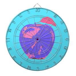 Paarse Apple Pop Art Dartbord