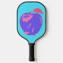 Paarse Apple Pop Art Pickleball Paddle