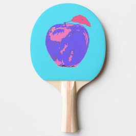 Paarse Apple Pop Art Tafeltennisbatje