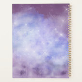 Paarse Aqua Dream Gold Dragonfly Planner (Achterkant)