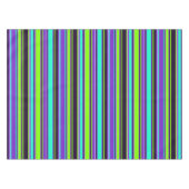 Paarse, Aqua en Chartreuse tafelkleed (Voorkant (Horizontaal))