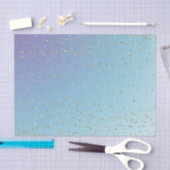 Paarse Aqua Gold Sparkle Tissuepapier (Craft)