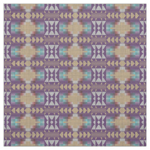 Paarse Aqua Turquoise Taupe Beige Red Ethnic Kijk  Stof