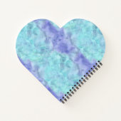 Paarse Aqua Unicorn Dream Notitieboek (Achterkant)