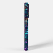 Paarse Aqua Zeemeermin Sparkle Case-Mate iPhone Case (Achterkant / Rechts)