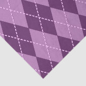 Paarse Argyle (Ontwerp 13 van de Paarse Serie) Tissuepapier (Detail)
