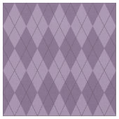 Paarse Argyle Pattern Fabric Stof (Close Up)