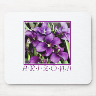 paarse arizona bloemen mousepad muismat