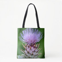 Paarse Artichoke Thistle Head Floral