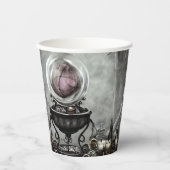  Paarse artikelen met kraanband en witscooters Papieren Bekers (Voorkant)