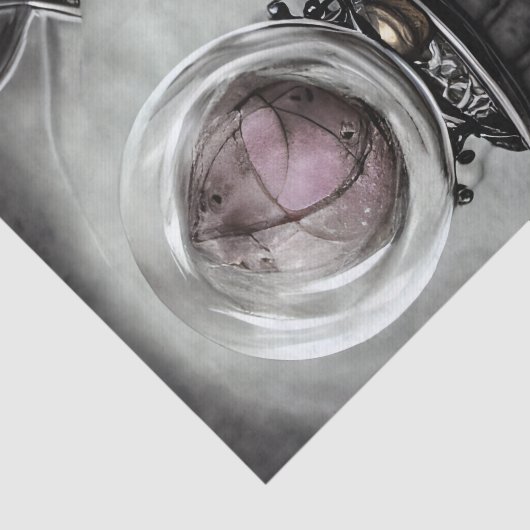  Paarse artikelen met kraanband en witscooters Tissuepapier (Detail)