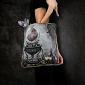  Paarse artikelen met kraanband en witscooters Tote Bag