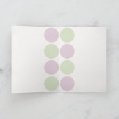 Paarse artisjokken verjaardag Kaart (Binnen)