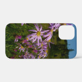 Paarse Aster Bloemen bij Mount Rainier Case-Mate iPhone Case (Achterkant (horizontaal))