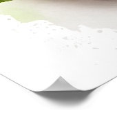 Paarse Aster Flower Art Print Poster (Hoek)