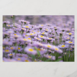 Paarse Aster Flowers Briefpapier