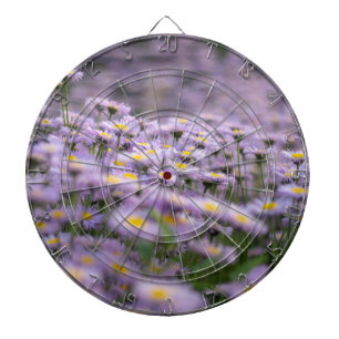 Paarse Aster Flowers Dartbord