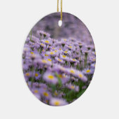 Paarse Aster Flowers Keramisch Ornament (Rechts)