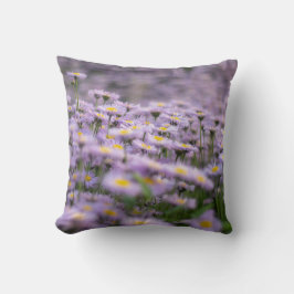 Paarse Aster Flowers Kussen