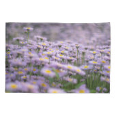 Paarse Aster Flowers Kussensloop (Achterkant)