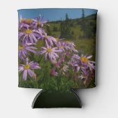 Paarse Aster Flowers op Mount Rainier Blikjeskoeler (Voorkant)