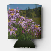 Paarse Aster Flowers op Mount Rainier Blikjeskoeler (Achterkant)