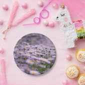 Paarse Aster Flowers Papieren Bordje (Feest)