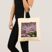 Paarse Aster Flowers Tote Bag (Voorkant (product))