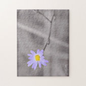 Paarse Aster in Selectieve Kleur Legpuzzel (Verticaal)