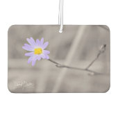Paarse Aster in Selectieve Kleur Luchtverfrisser (Achterkant)
