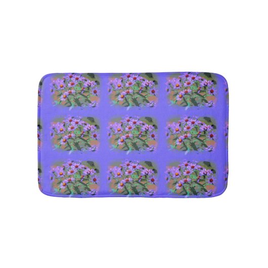 paarse asters badmat (Voorkant)