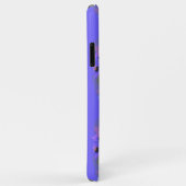 paarse asters iphone hoesje (Achterkant/rechts)